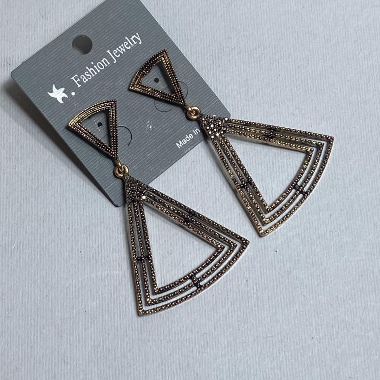 Сережки вечірні довгі, довжина 6, 5 см