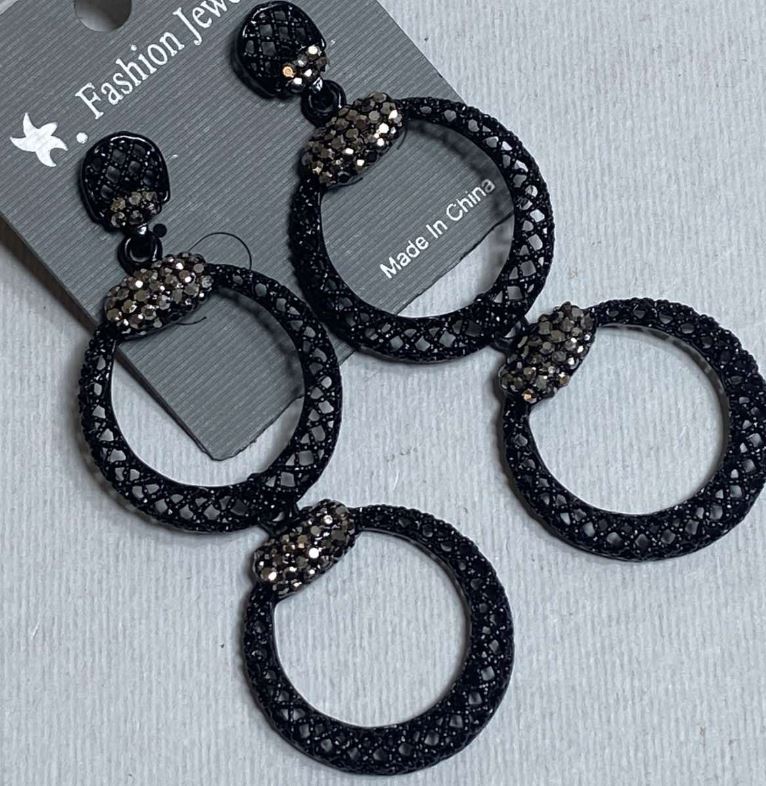 Cercei lungi de seară, 7 cm