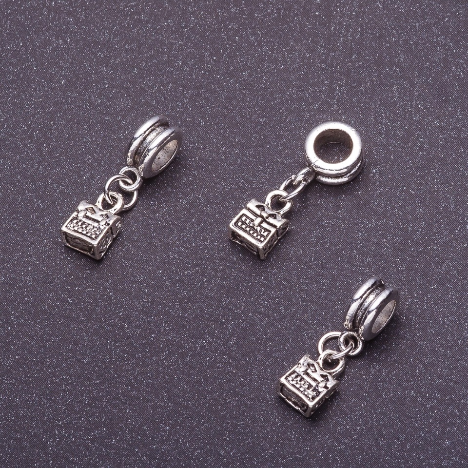 Bail cu pandantiv «Cutiuța Pandorei», lungime 3 cm, 5 buc.