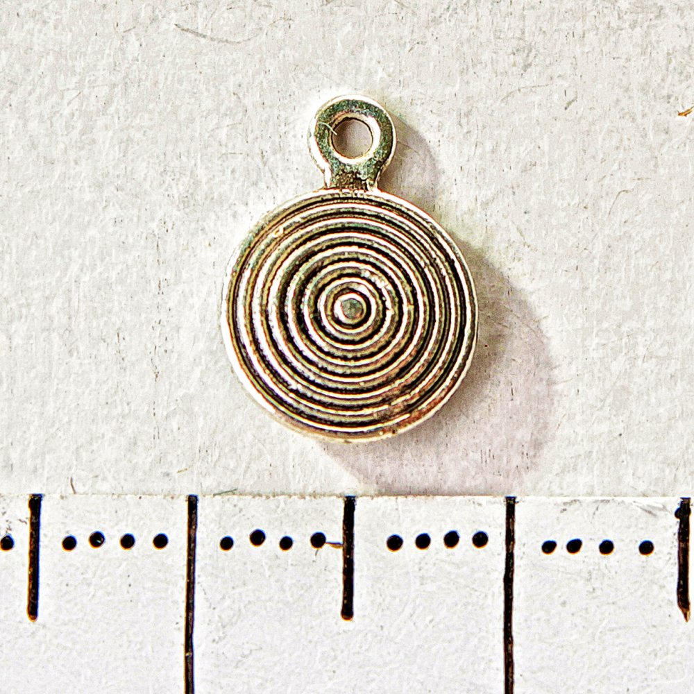 Pandantiv spiral hipnotică 8x12 mm, 20 g, +/- 37 bucăți