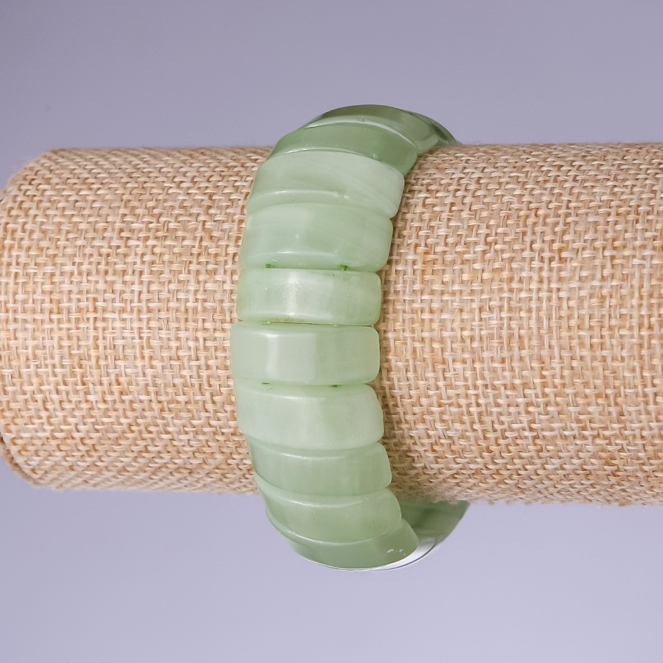 Brățară onix zale 22x8 mm pe elastic