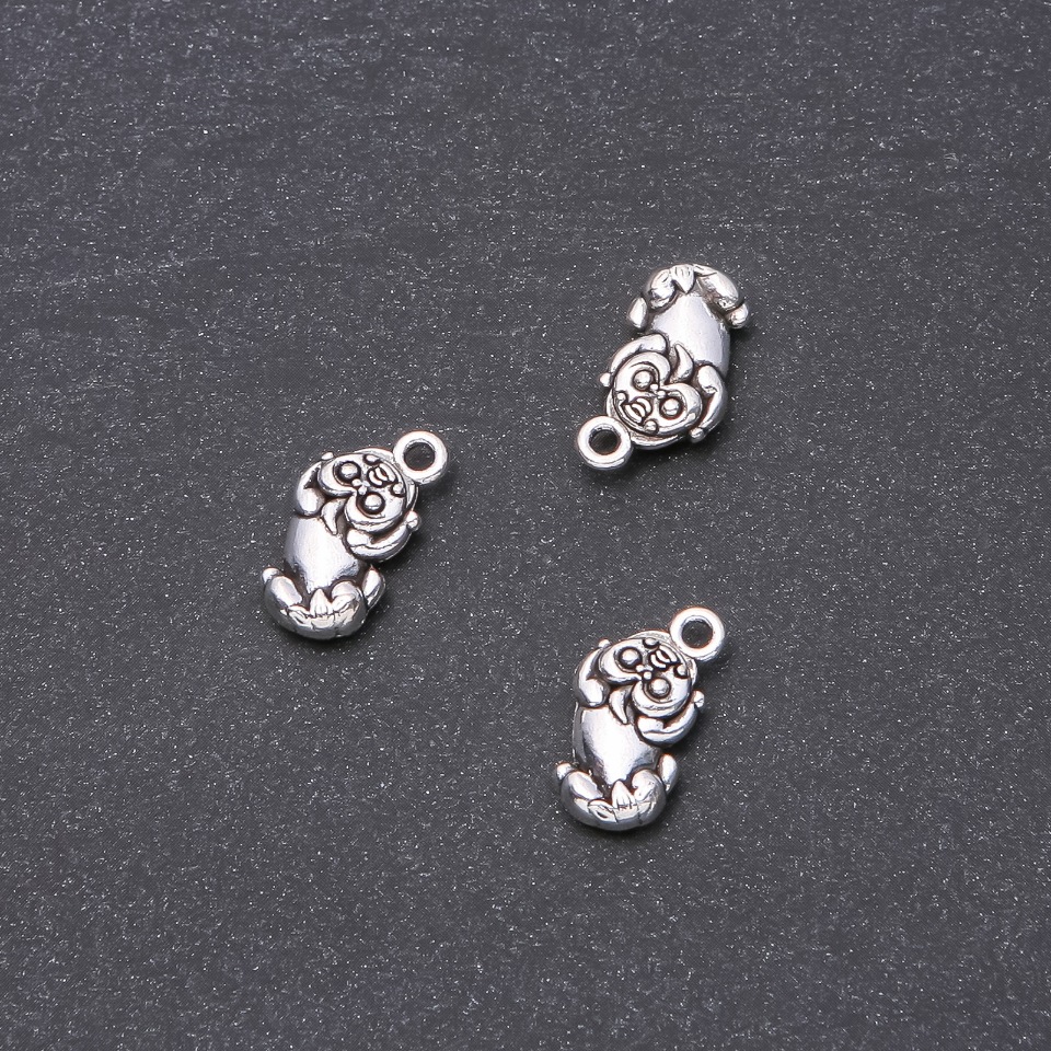 Pandantiv din furnituri «Minunata fiară» 18×10 mm, ambalaj 20 g +/- 9 buc