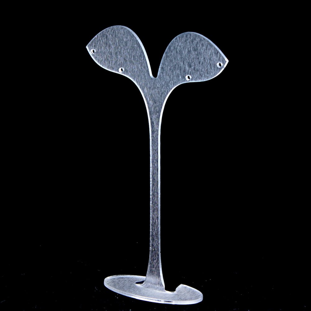 Suport pentru cercei din plastic mat, înălțime 125 mm