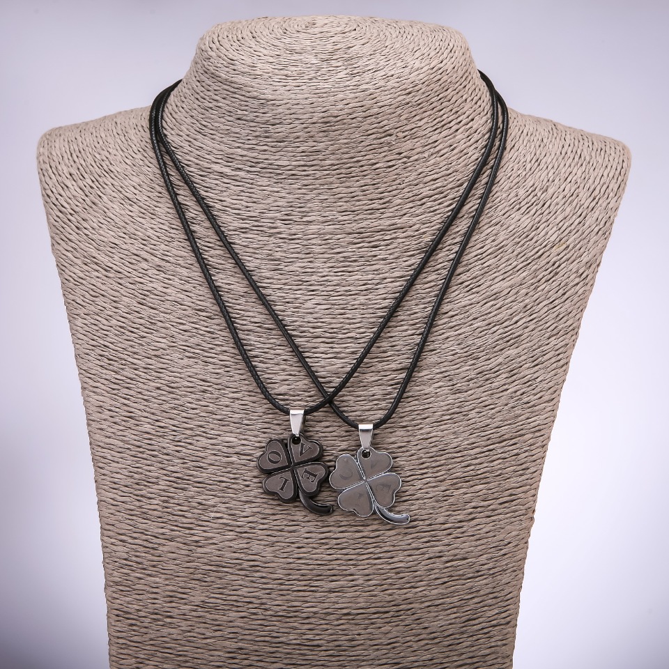 Pandante perechi pentru prietenie « Trifoi cu patru foi »