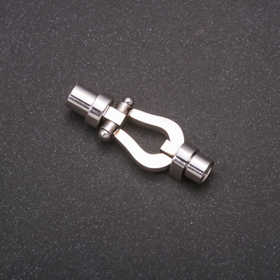 Închizător magnetic pentru bijuterii, 38×13 mm, culoare argintiu metalic