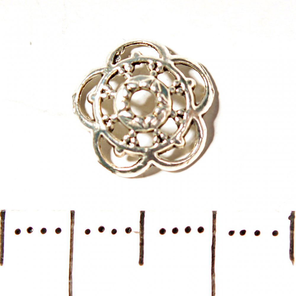 Furnitură Căpăcel Inserție Decor Ø10 mm, fason 20 g, ± 48 buc.