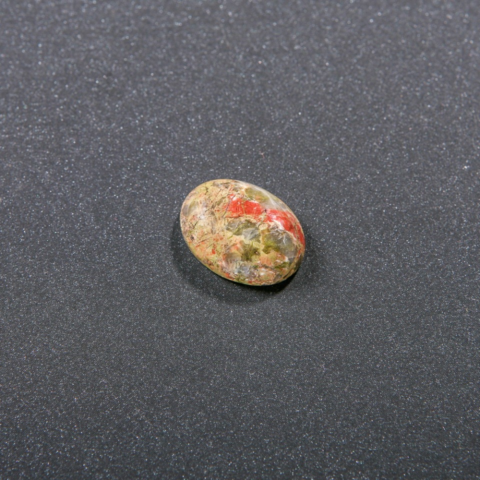 Cabochon din jasper heliotrop 20x15 mm