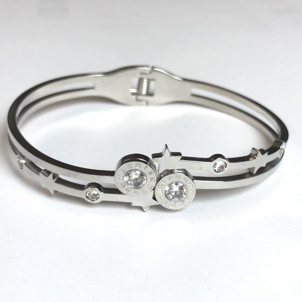 Браслет Xuping Родій, товщина 5, 5мм + -, діаметр 63х54см +