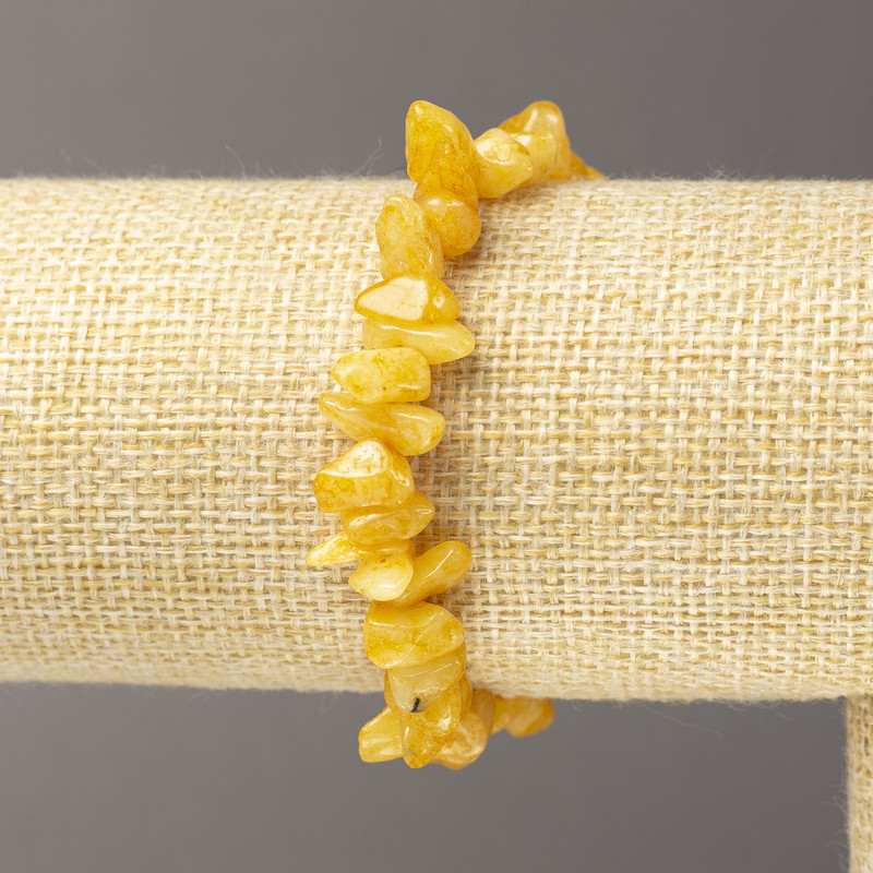 Brățară elastică din cuarț colorat – fragmente, diametrul de 6(±) mm