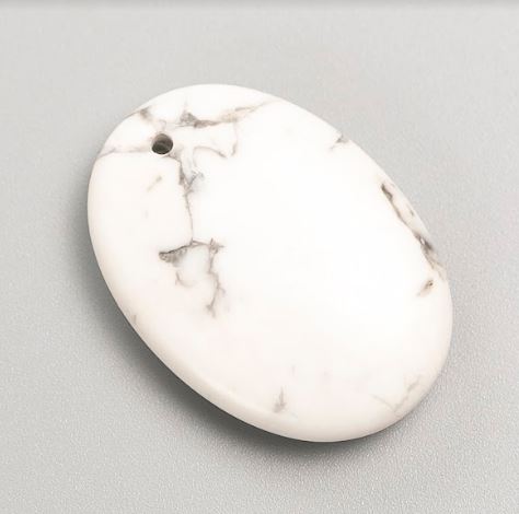 Кулон овал Кахолонг, діаметр 35х25мм