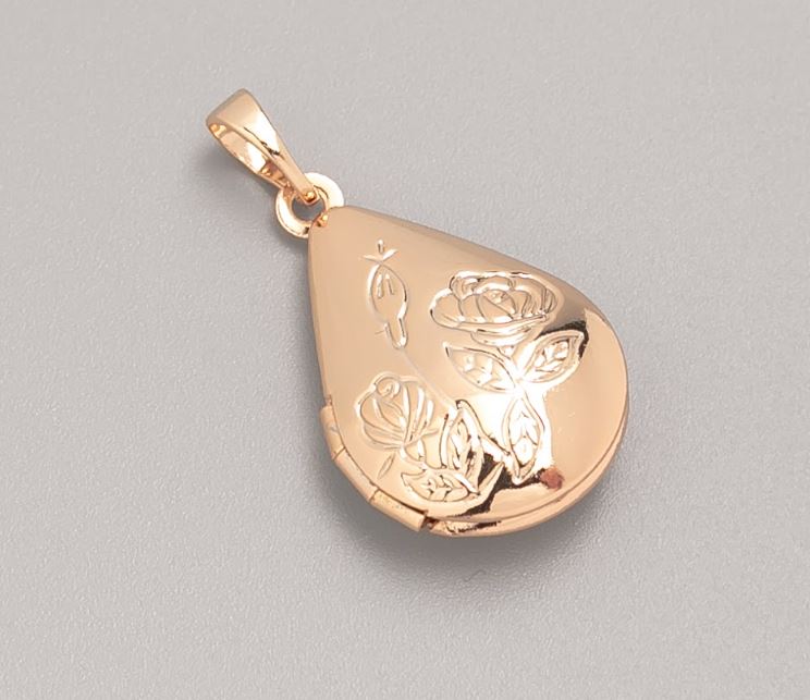 Pandantiv Xuping medalion pentru fotografie, diametrul 24x15 mm+