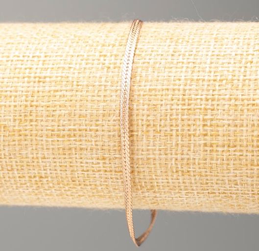 Brățară Xuping placare cu aur 18K, lungime 19 cm, grosime 2 mm