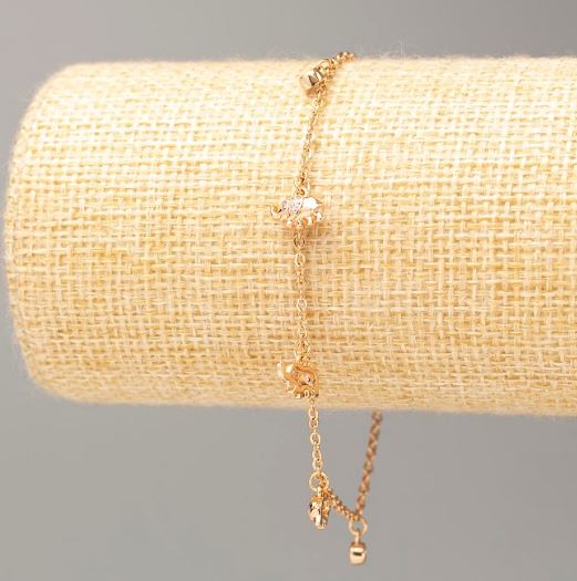 Brățară Xuping placare cu aur 18K, lungime 17–20 cm, grosime 2 mm ±, cu strasuri