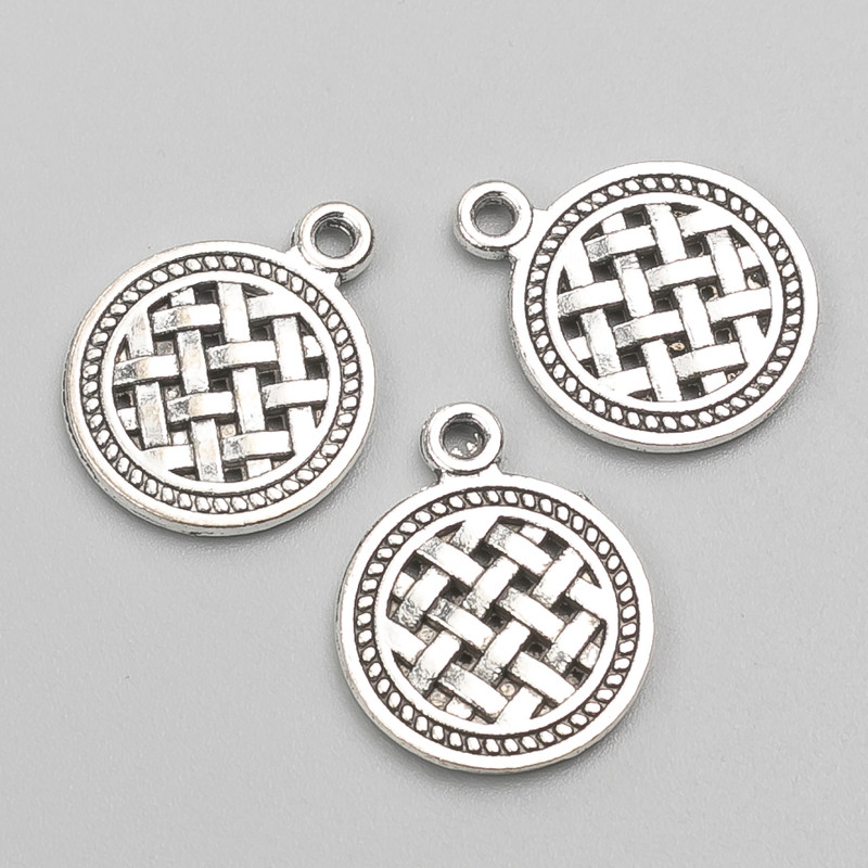 Pandantiv de furnitură 19x15 mm, ambalaj 12 buc.