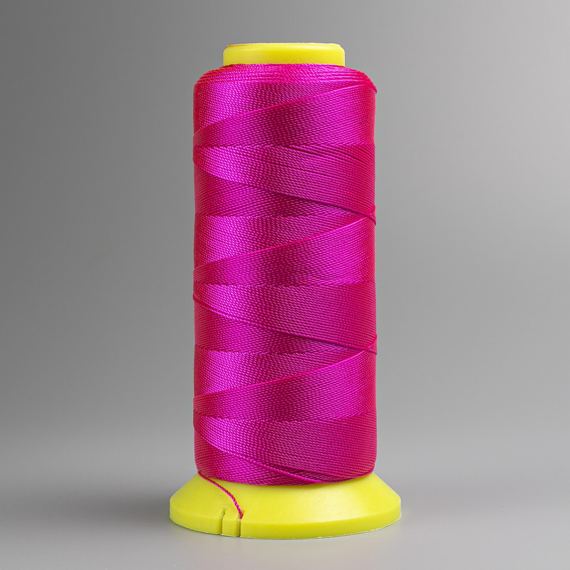 Fir bobină de culoare zmeură, diametrul 0,9 mm, nailon pentru artizanat, 300 m