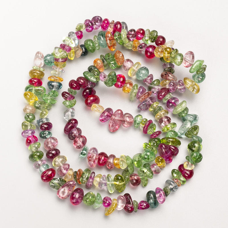 Mărgele din sticlă colorată, tăiate la fațetă, pe fir, diametrul 8×4 mm ±, lungime 80 cm