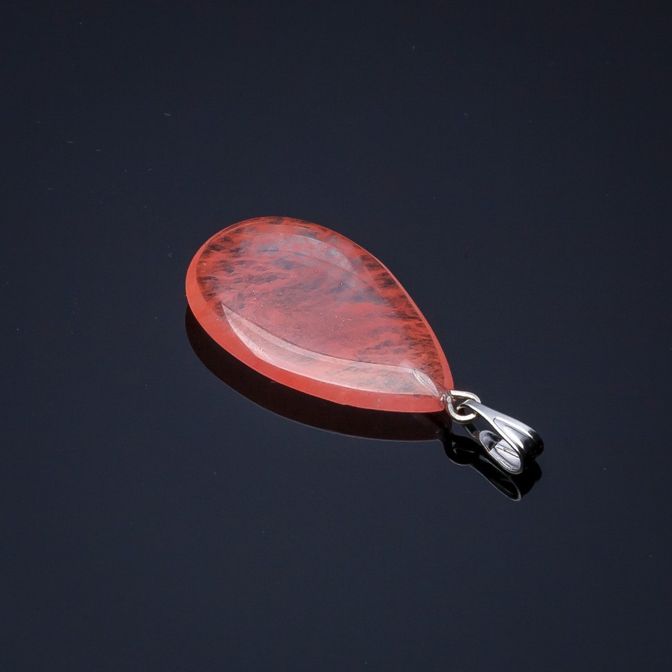 Pandantiv Picătură de Calcedon 2,5×1,7 cm (±)